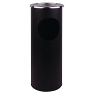 Ash Stand & Litter Bin Combined - Black