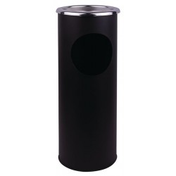 Ash Stand & Litter Bin Combined - Black Ash Stand & Litter Bin Combined - Black