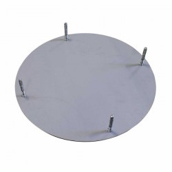 Outdoor Hooded Top Litter Bin - Fixing Plate and Bolts Outdoor Hooded Top Litter Bin - Fixing Plate and Bolts