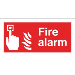 Fire Alarm sign - Rigid