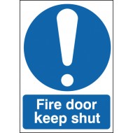 Fire Door Keep Shut sign - Rigid 