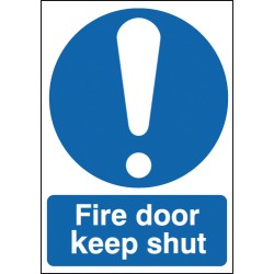 Fire Door Keep Shut sign - Rigid 