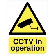 CCTV In Operation Sign - Rigid 