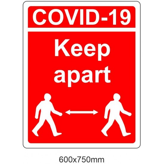 Covid19 Keep Apart sign
