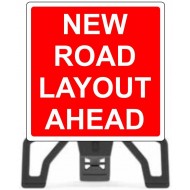 New Road Layout with Sign Frame
