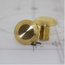 Tactile stud brass - Plain 25mm Tactile stud brass - Plain 25mm