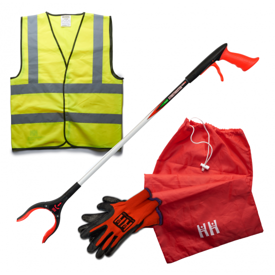 Litter Picking - Group Tidy Up Kit For Adult & Children Volunteers Streetmaster Pro