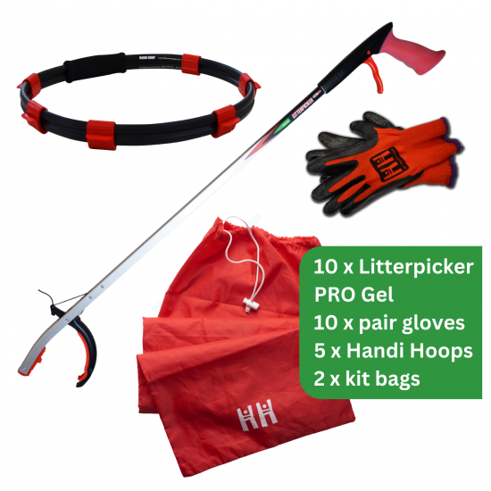 Litter Picking - Group Tidy Up Kit For Volunteers Adult Litterpicker Pro