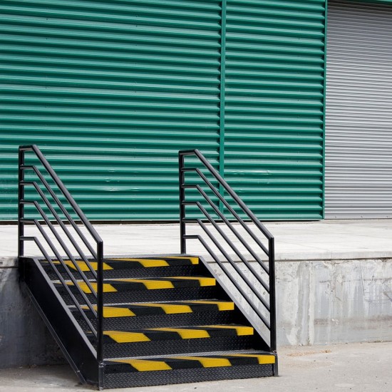 Stair Nosing Anti Slip Safety Surface - Black & Yellow