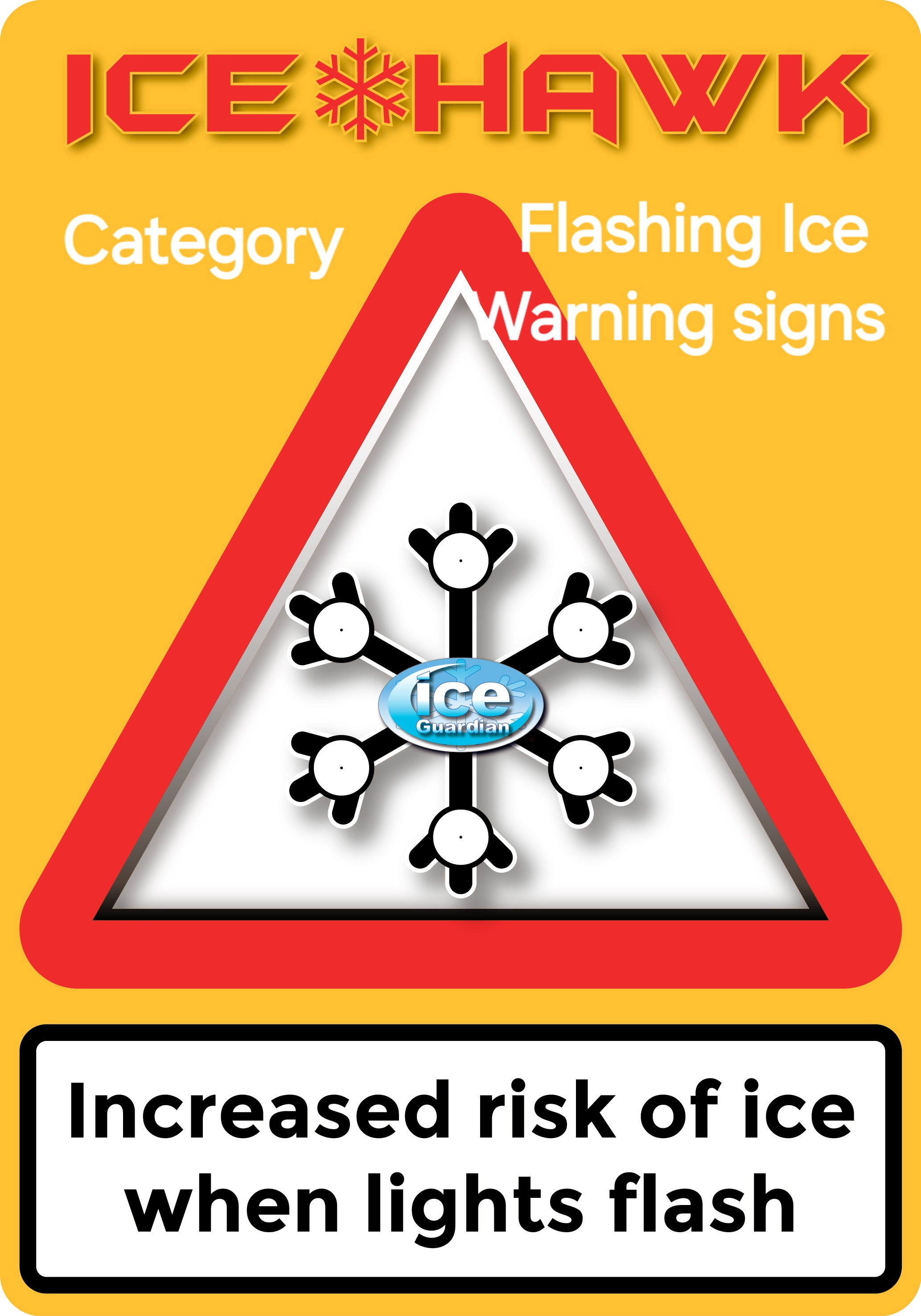 Flashing Lights Warning Sign
