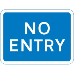 Sign - No Entry Class R2 microprismatic Reflective Traffic Sign 450mm x  600mm  Sign - No Entry Class R2 microprismatic Reflective Traffic Sign 450mm x  600mm