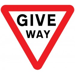 Sign - Give Way Class R2 microprismatic reflective Traffic Sign 600mm  Sign - Give Way Class R2 microprismatic reflective Traffic Sign 600mm