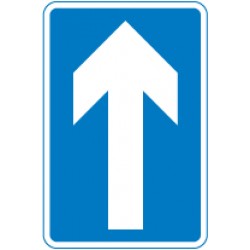 Sign - One Way Class R2 microprismatic Reflective Traffic Sign 450mm x  600mm  Sign - One Way Class R2 microprismatic Reflective Traffic Sign 450mm x  600mm