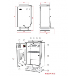 Motorcycle secure locker