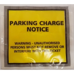 Parking Charge Notice Wallets  - Pack 50 Parking Charge Notice Wallets  - Pack 50