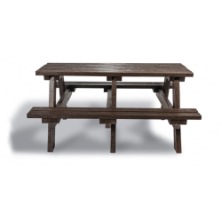 Recycled Picnic Table - Adult - Brown Recycled Picnic Table - Adult - Brown