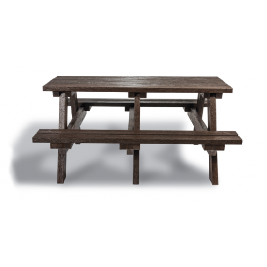 Recycled Picnic Table - Adult - Brown