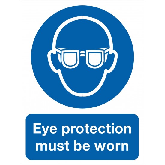 Mandatory Signs - Eye Protection - 5 Pack
