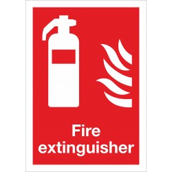 Fire Extinguisher Sign - 5 Pack