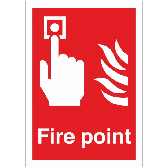 Fire Point Sign - 5 Pack