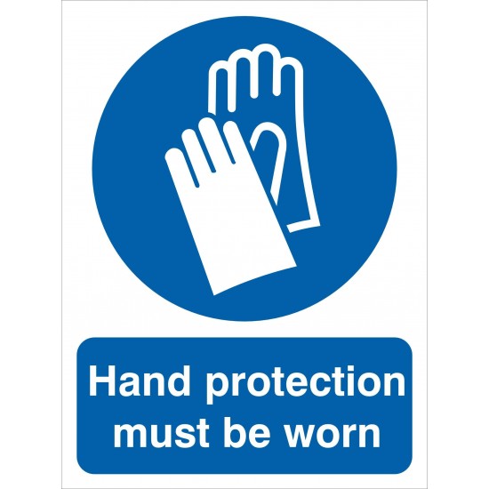 Mandatory Signs - Hand Protection - 5 Pack