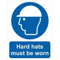 Mandatory Signs - Hard Hats - 5 Pack Mandatory Signs - Hard Hats - 5 Pack