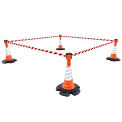Skipper Helix Cone 36m Retractable Safety Barrier Kit