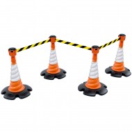 Skipper Helix Cone Retractable Safety Barrier Kit