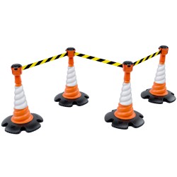 Skipper Helix Cone Retractable Safety Barrier Kit