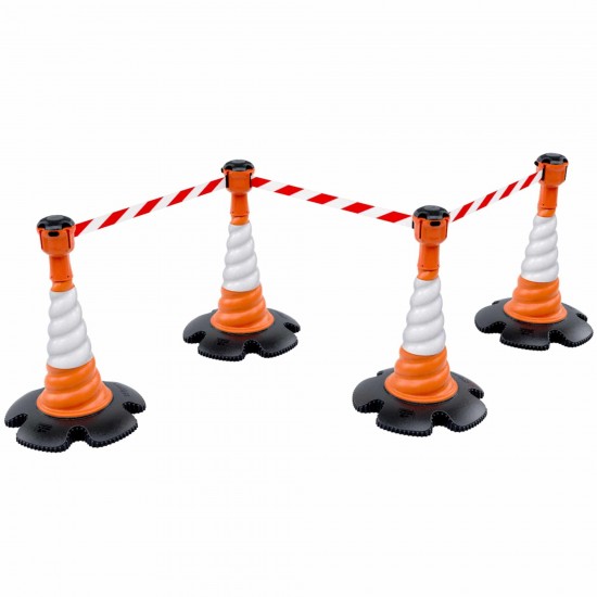 Skipper Helix Cone Retractable Safety Barrier Kit