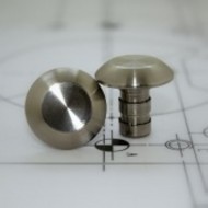 Tactile stainless steel studs - Plain 25mm