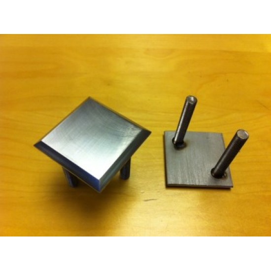 Demarcation Stud - stainless steel - square 50mm