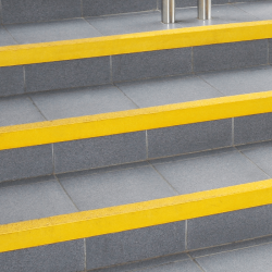 Stair Nosing Anti Slip Safety Surface - Yellow